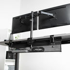 VIVO Black Clamp-on 36 in Mesh Net Cable Management Holder, DESK-AC36MH - Image 2