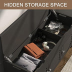 ChooChoo Shoe Storage Bench with Lift Top Storage & Cushioned Seats - Image 4
