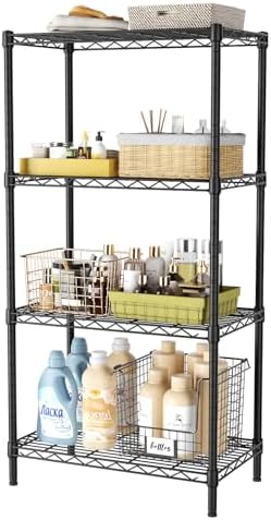 Golpart 4Tier Adjustable Storage Shelves Metal Wire Shelving Standing Shelf by Golpart