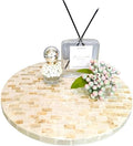 12-Inch Mother of Pearl Lazy Susan for Table Top, Champagne Gold by chicapica