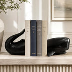 Comfy Hour 13.2 Inch Whale Bookends, Nautical Decor, Set of 2 - Image 6