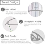 MIZGI Velvet Hangers 30 Pack, Patented Rounded Shoulder Sweater Hangers - Image 3