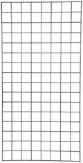 SSWBasics 2' x 4' Wire Grid Panel in Sleek Black - Sturdy Black Grid Wall Panels - Versatile Wire Gridwall Panel for Retail Display, Home Organization, and Wall Panel Decoration - Durable and Stable by SSWBasics