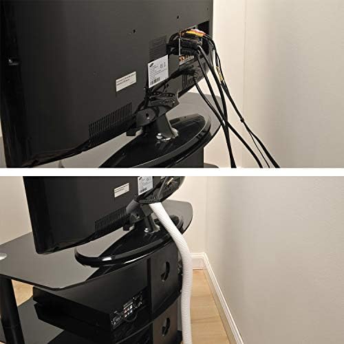 D-Line Small White Cable Management Box and D-Line White Cable Tube Bundle … - Image 3