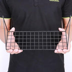 Kaforise Hanging Straight Shelf for Wire Wall Grid Panel, Small Wire Wall Organizer and Display Shelf, Size 11.8" X 4.3",Black Painted (4) - Image 5