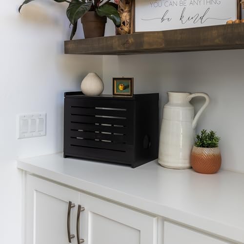 WiFi Router Storage Cabinet Router Box Hider WiFi Box Hider Shelf Cover - Image 2