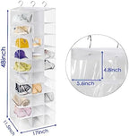 Libeder 30 Section Hanging Shoe Organizer & Storage for Closet, White - Image 3