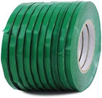 MAT Food Saver UPVC Tape Dark Green - 1/2 x 180 yds. (Pack of 10) Poly Bag Sealing Tape for Wrapping, Packaging, and Airtight Food Storage by MATTape