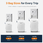 Travel Vacuum Bags with Rechargeable Pump: 4000mAh Portable Vacuum Sealer - Image 4