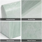 Luxury Marble Bookends for Shelves, 13LB Heavy Duty Marble Book Ends - Image 4
