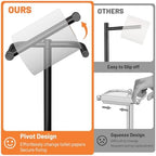 Housolution Free Standing Toilet Paper Holder, Black - Image 2