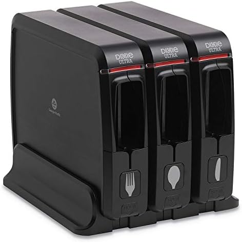 Dixie Ultra SmartStock Wrapped Cutlery Dispenser | 1 Unit, Black Color, Plastic, Metal by Dixie%C2%AE