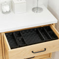 7-Piece Braided Drawer Divider Set, Organizer Bins, Makeup & Brushes, Black by EvidecoFrenchHomeGoods