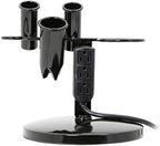 Saloniture Tabletop Blow Dryer & Hair Iron Holder - Salon Appliance Stand w/ 3 Outlets - Image 2