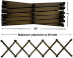 SKOLOO Hat Rack for Wall with 17 Hooks, Solid Wooden, Modern, Expandable Coat Rack Wall Mount for Coats, Hats, Bags, Baseball Caps, Dark Walnut Color - Image 5