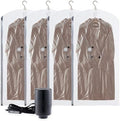 TAILI Hanging Vacuum Storage Bags Clothes, Coats, Jackets,4 Long with Pump by TAILI
