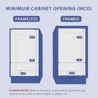Pull Out Trash Can Under Cabinet for 7–11 Gallons Trash Can, No Bin - Image 3