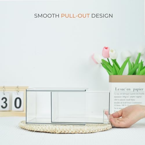 4 Pack Laundry Room Organization Storage Drawers with Labels, Clear Stackable Dryer Sheet Holder and Pod Containers, Detergent Dispenser for Laundry Room Organizing and Decor - Image 5