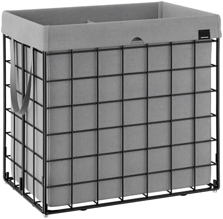 SONGMICS Laundry Hamper, Collapsible, 34.3 Gal. (130L) by SONGMICSbySONGMICSHOME