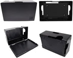Cable Management Box ABS 12.6x7.9x4.5in, Black, Mounting Kit Included - Image 5