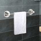 JiePai Suction Cup Towel Bar 16 Inch,Removable Vacuum Suction Towel Holder Suction Towel Rack Brushed Nickel - Image 6