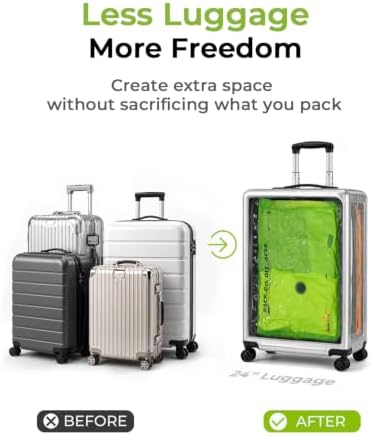 Vacbird Color-Coded Vacuum Bags for Travel with Cordless Pump - Image 6