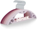 Velvet Hangers Felt Clothes Hangers 50 Pack Pink Multi by IEOKE