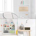 2 Pack Large Storage Boxes with Lids and Handles, Collapsible Linen Storage Bins Organizer Containers Baskets Cube with Removable Divider for Home Bedroom Closet Office (Khaki, Large) - Image 6