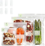 10.2 * 11 Inches Reusable Vacuum Sealer Bags for Food – 30 Packs by AllLifeAllHOPE