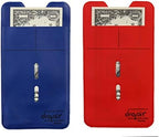 Two Color Bundle | Red & Blue |10 Each for a Total of 20 envelopes | Reuseable Dropit Safe Envelope for Safe Depositing of Currency and Money | Organize Coupon, Currency by UBICON