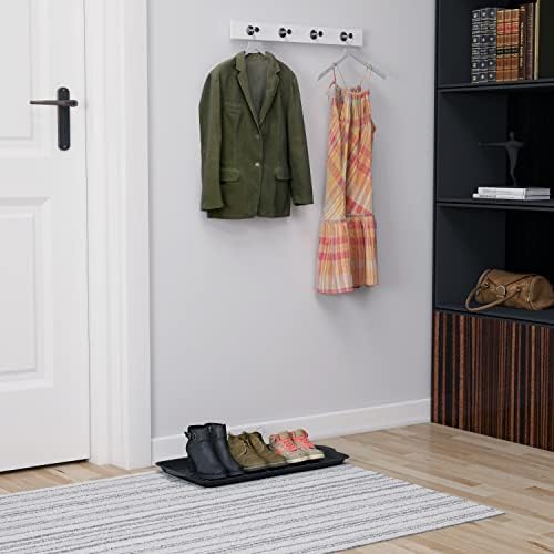 Matace 3 Pack Rubber Small Boot Tray for Entryway,Boot Mat,Shoe Tray,Shoe Mat for Indoor and Outdoor Use, 27.95"x 15.74" (Pack of 3) - Image 6