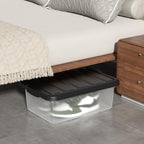 14-Qt Clear Latching Storage Boxes, 2-Pack Storage Bins - Image 6