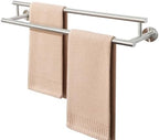 Alise Double Towel Bar,24" Towel Racks for Bathroom Wall Mounted,Nickel by Alise