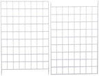 Econoco Portable Grid Panels, White, 3 Pack, 2' x 6' - Image 3