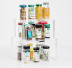 Neat Castle® Clear Acrylic Shelf Organizer - Stackable Cabinet & Countertop risers for Kitchen, Pantry, Bathroom & Vanity Storage - Minimal, Space-Saving Design - Image 2