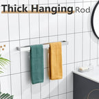 KOKOSIRI Towel Bar Brushed Nickel Bath Towel Hanger Holder 24-Inch Kitchen Rack Stainless Steel for Bathroom Hardware Wall Mount, 1 Pack B4008BR-L24 - Image 5