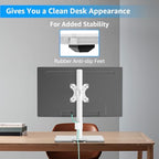 MOUNTUP Monitor Stand for Desk, Freestanding Monitor Mount Fits 13-32 inch Screen up to 19.8 lbs, Screen Stand with Swivel, Height, Rotation Adjustment, VESA Mount 100 x 100mm, 75 x 75mm - Image 7