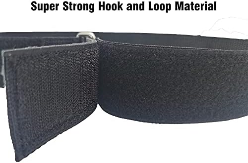 Ladder Straps,Ladder Rack Tie Down Straps,Strong Hook and Loop Securing Straps,Multipurpose Storage Straps (33'' x 2'') (Black 6 Pack) - Image 3