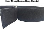 Ladder Straps,Ladder Rack Tie Down Straps,Strong Hook and Loop Securing Straps,Multipurpose Storage Straps (33'' x 2'') (Black 6 Pack) - Image 3