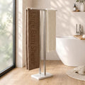 KES 43'' H Standing Towel Rack for Bathroom, Weighted Marble Base by KES