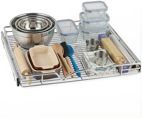 HOLDN’ STORAGE Pull Out Cabinet Organizer, 24”W x 21”D Cabinet Drawer by HOLDN%E2%80%99STORAGE