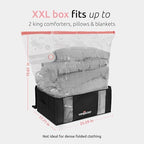 Compactor XXL 3 Vacuum Storage Bag & 3 Semi-Rigid Box, Closet Organizer, 210L - Image 6