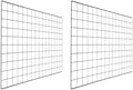 PATIKIL Wire Grid Panels Gridwall Panel 31" x 20" Black 2Pcs by PATIKIL