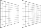 PATIKIL Wire Grid Panels Gridwall Panel 31" x 20" Black 2Pcs by PATIKIL