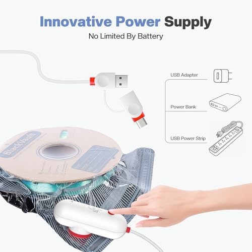 Vacbird 30pcs Filament Storage Bags Light-Proof Vacuum Storage Kit with USB Pump, 3D Printer Filament Vacuum Sealed Bags for Keeping Dry, Plus Size 32X34cm - Image 2