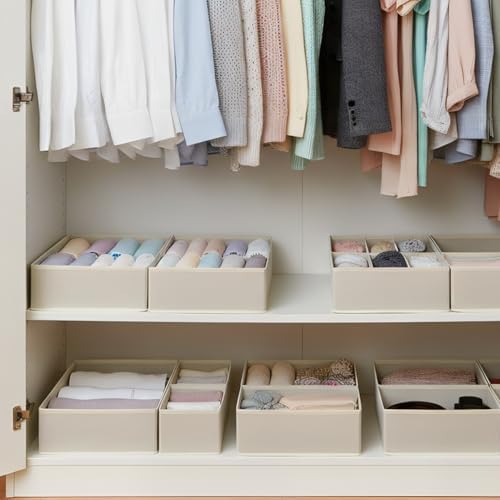 Drawer Organizer Set (10, Beige) - Image 4