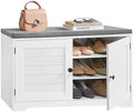 VASAGLE 3-Tier Shoe Storage Bench with Cushion, 14 x 31.9 x 20.7 Inches by VASAGLEbySONGMICSHOME