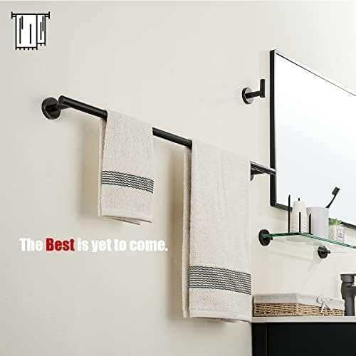 JQK Oil Rubbed Bronze Towel Bar, 33 Inch 304 Stainless Steel Thicken 0.8mm Towel Rack Bathroom, Towel Holder ORB Wall Mount, Useable Length 30 Inch, TB110L30-ORB - Image 5