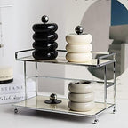 Pissente Nordic Resin Qtip Holder, Acrylic Lid Stainless Steel Ball - Image 4