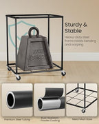 SONGMICS Laundry Basket with Wheels, Removable Liner Bag, 55 Gallon (210 L) - Image 5
